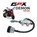 โปรโมชั่น ปั๊มกระทุ้งเบรคหลัง GPX CR5 / GR200R /Demon125 /Demon150gn /Demon150gr /Demon x ปั๊มเบรคหลัง ปั๊มดีสเบรคหลัง ปั๊มกระทุ้ง +กระปุกน้ำมันเบรค. 
