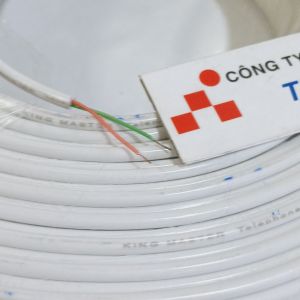 Cáp điện thoại 2 tim (2 line - 2C - RJ11) - (Giá bán theo mét)