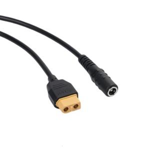XT60 Female to DC5.5x2.1mm/5.5x2.5mm Adapter Cable Charging Cord Wire for FPV Monitors Power and UAV Charging