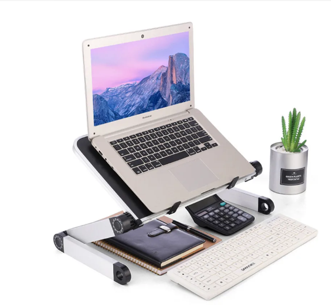 Portable Heighten Laptop Stand Computer Raised Base Tablet Adjustable ...