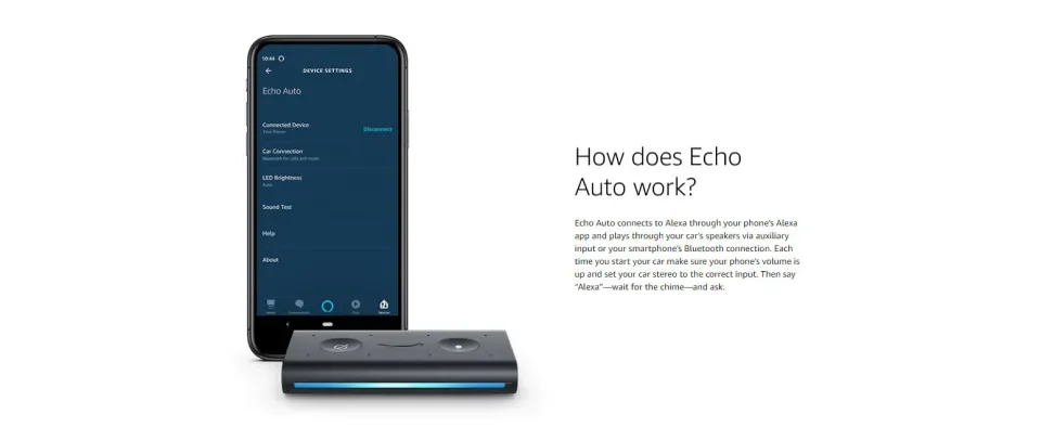 Can i orders use echo input in my car