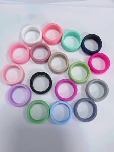 Soft Elastic Silicone Rings Lightweight and Sweatproof Sports Ring for Women Men Waterproof Finger Accessories