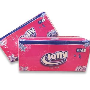 Produk Kecantikan-Tissue JOLLY 250 Sheet/ Tissu WAJAH Berbahan Lembut