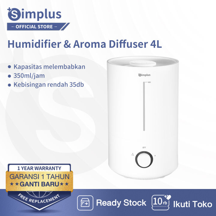 Simplus Smart Humidifier Aroma Diffuser Humidifier Rumah Tangga 4 Liter ...