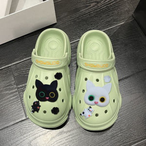 QDshop มาแรงง🔥รองเท้าเตะแบบสวม รองเท้าแตะพื้นยางสีสันน่ารักสดใสมากพื้นเบาสบายใส่ไม่ปวดเท้าแถมทรงรองเท้า น่ารักแบ๊วๆไปอีกมาพร้อมน้องแมวข้างล่ะสี บอกเลยไม่มีเอ้าส์ สุดๆๆ👠