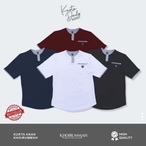 KOKO KURTA ANAK LAKI-LAKI PREMIUM QUALITY | 100% COTTON COMBAD 24S | PRODUK ORIGINAL BY ANNAML