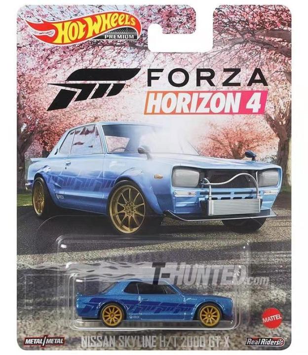 Hot Wheels Cars FORZA HORIZON 4 NISSAN SKYLINE Ht 2000 GTX 164คอลเลก
