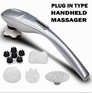 Chito8 Professional Handheld Massage Gun Strong Vibration Deep Tissue Massage Sport Athelete Pain Relief Massage Device 5 Changeable Massage Head