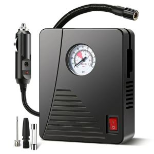 Inflator Ban Portabel Kompresor Udara 100 PSI 96 W Car Electric Air Pump Mini Tire Inflator