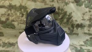 FCOutdoor Military Tactical Resistance Impact Anti-Fog PC Full Face Mask Cycling Field Paintball Shooting War Game Safety Goggles Mask