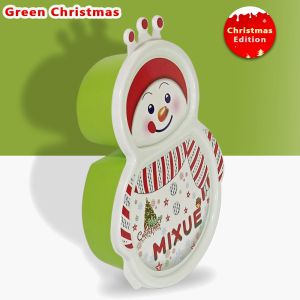Cheerful Mixue Bento Kotak Bekal Praktis Lunch Box Mixue Menyenangkan untuk Anak Christmas Edition