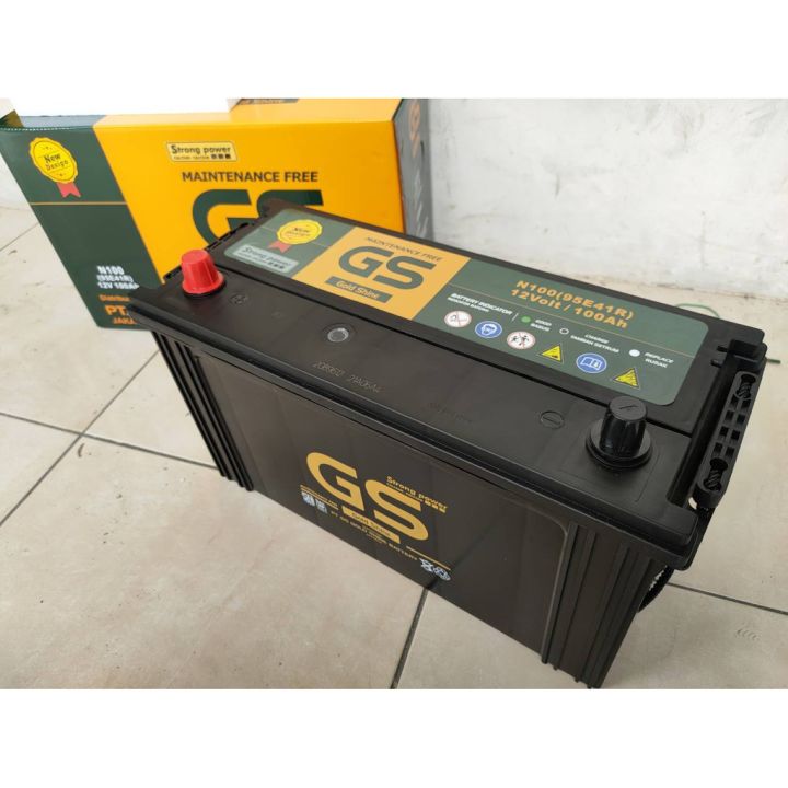 AKI MOBIL KERING GS GOLDSHINE TIPE N100 12 VOLT 100 AH Genset alat