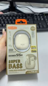 abodos TW-55 TWS Bluetooth Earbuds V5.4 Super Bass Wireless Earphones Auto Connect Ergonomic Fit 4 Colours