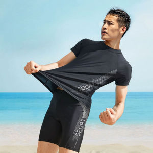 SURF READY STOCK man swimwear Men Swimming Trunks Swim Suit Swimming Pant Swimwear Swimming  泳衣男 Beach Surf Snorkeling 2 Set Swimming Sportwear Quickdry Surfwear Breathable Quick Dry Adult Swimwear Surfboard Beach  男泳衣 Baju Berenang Lelaki 男士游泳衣