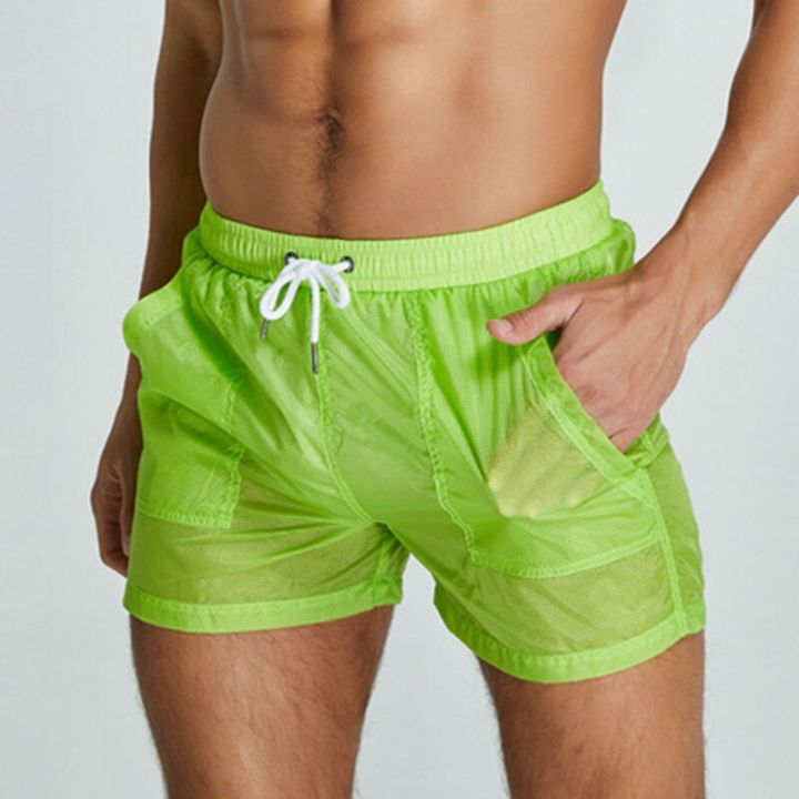 WGBTransparent Swimwear Swimming Shorts Mens Swiming