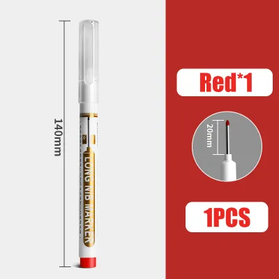 20mm Acrylic Paint Marker Pen Long Tip White Black Red Blue Mugs Painting Deep Hole Extension Marker Pens
