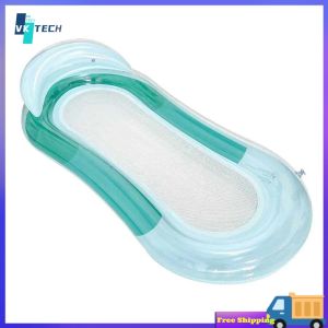 [ VKTECH ] PVC Inflatable Water Float Bed Foldable Leak Proof Pool Float for Kids and Adults Water Fun