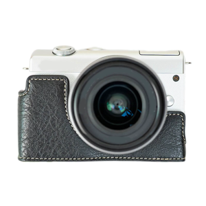 Chất liệu Da PU Túi máy ảnh chèn trường hợp bảo vệ Bìa cơ sở đai vai có dây đeo cổ tay Grip ống kính bìa cho M200 máy ảnh