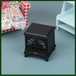 ruyifang ตุ๊กตาจำลองขนาดเล็กเตาผิงรุ่นเฟอร์นิเจอร์เครื่องประดับเด็กของเล่น