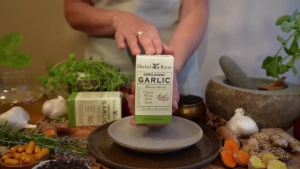 Viên Tỏi Bóng Nguyên Hữu Cơ Rễ Thảo Dược - Sức Mạnh Tăng Cường    600 mg - 60 viên nang hữu cơ thuần chay