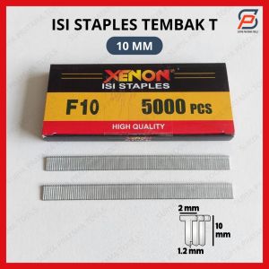 Isi Staples F10 Mesin Paku Tembak Refill Air Nailer Isi Stapler Gun Staples Tembak Model T Isi 5000 Pcs
