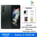 Samsung Galaxy Z Fold3 5G Smartphones 12GB RAM + 256GB ROM 7.6" Foldable AMOLED NFC Snapdragon 888 Original Cell Phone US Version. 