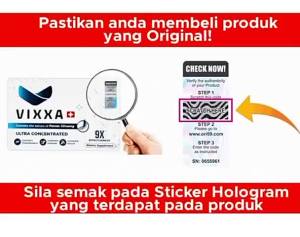 VIXXA + PLUS ORIGINAL HOLOGRAM (KAPSULE FAKE)