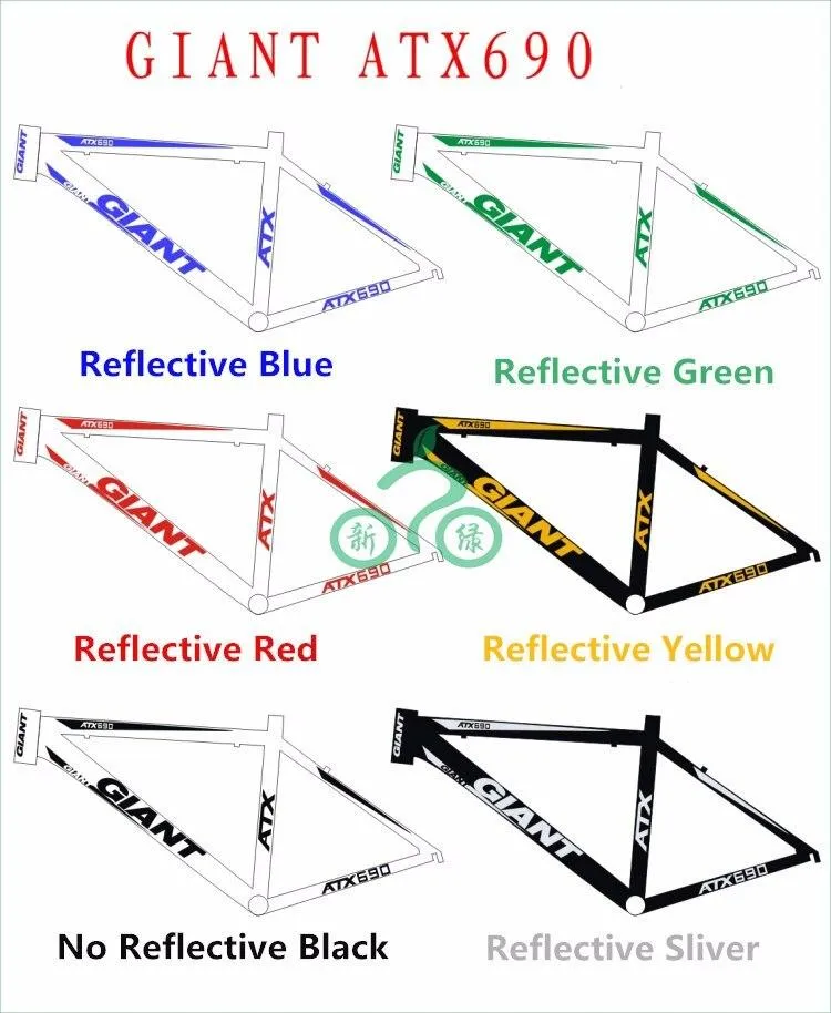 Decal on sale frame mtb