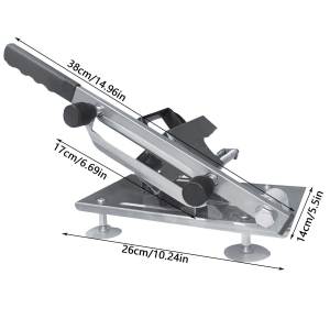【Ready Stock】Manual Frozen Meat Slicer Stainless Steel Meat Cutter Beef Mutton Roll Bacon Nougat for Home Cooking of Shabu Shabu Hotpot Korean BBQ