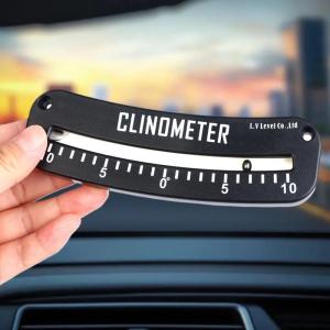 [ezrae Libun] 0‑10° Heel Angle Clinometer Portable Marine Trail Inclinometer For Boats Measuring Instrument Small RV Level Slope Indicator