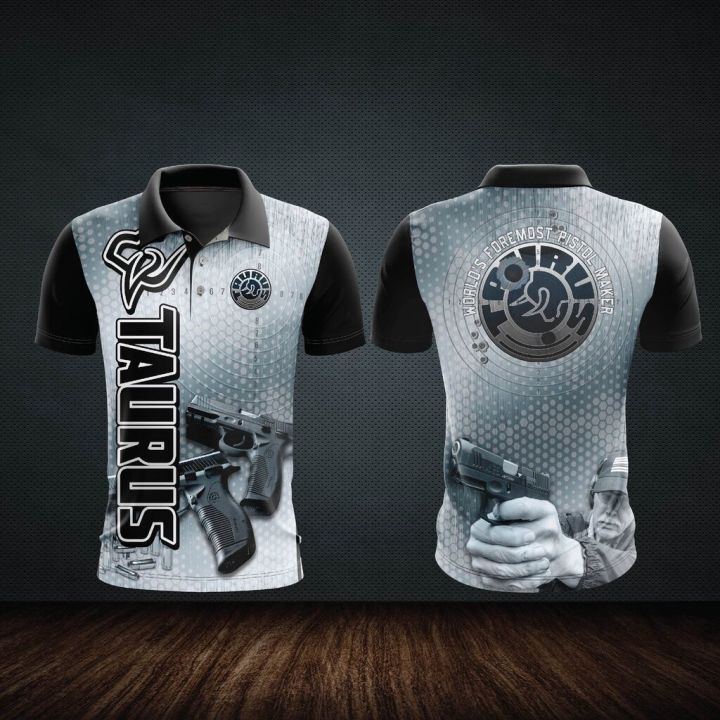 GLOCK Polo Shirt Full Sublimation Casual Short Sleeve Polo Shirt