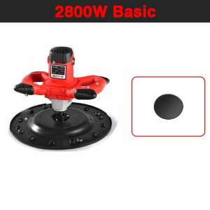 2800W wall polishing machine highquality putty cement mortar electricstrength leveling machine with Portable Concrete Drill Mixer