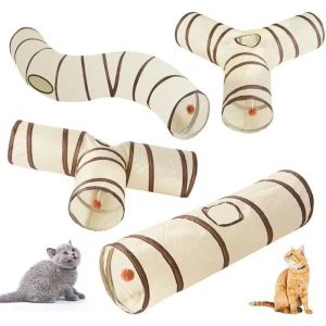 Cat Tunnel Foldable Toy Breathable Drill Barrel for Indoor Loud Pet Supplies Cat S T Y Pass Play Tunnel