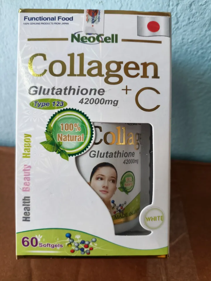 collagen c glutathione 42000mg Viên uống Collagen Glutathione C 42000mg NHẬT BẢN