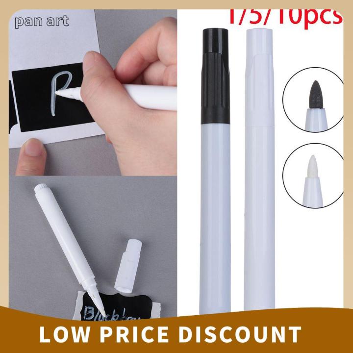 PAN6303936269 1/5/10pcs Environmental Glass Windows Metal Plastics  Chalkboard Marker Pen White Liquid Chalk