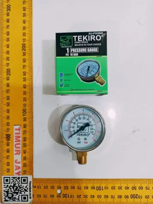 TEKIRO MANOMETER 16 Bar Pressure Gauge pengukur tekanan Compressor