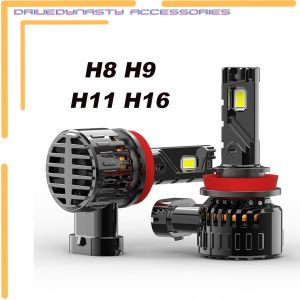 DriveDynasty BD 2PCS 120W 30000LM H4 LED H1 H3 H7 H11 9005 9006 HB3 HB4 9012 HIR2 LED HEADLAMP FOGLAMP CANBUS 6500K 12V 24V PNP