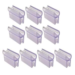 10Pcs Gridwall Sign Holder Clip Merchandise Sign Display Holder Stand Retail Store Label Clip Shelving Accessories