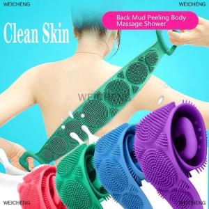 [COD] WEICHENG Ma thuật Silicone bàn chải khăn tắm cọ xát trở lại bùn lột massage cơ thể tắm