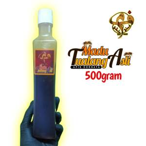 [FadliMaliki] Set Madu Tualang Asli & Tualang Bukit Hutan Liar Raw Honey - 500gram Setiap Botol