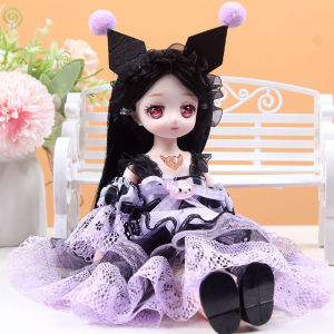 Dress Up Princess Doll 30 Size 22 Movable Joints Cinnamoroll Lace Dress Birthday Gift For Girls