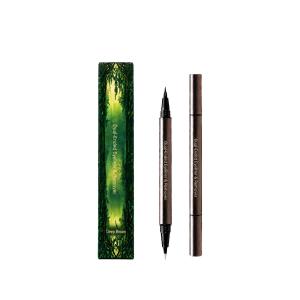 2-in-1 Eyeliner Corrector Pen Brown – Eyeliner Pencil with Built-in Remover Tip Smudge-Proof Long-Lasting Eye Liner for Precise Winged Liner Beginner-Friendly Makeup Correction Pen