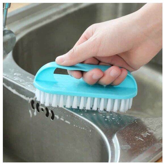 Hard Bristles Plastic Laundry Brush Household Cleaning Scrub 