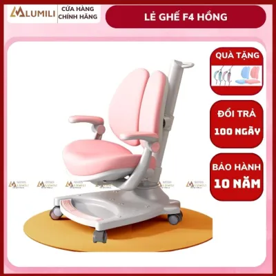 Bộ bàn học chống gù gỗ tự nhiên cao cấp Lumili S4100 size lớn nâng hạ độ cao tay quay điều chỉnh nghiêng dễ dàng