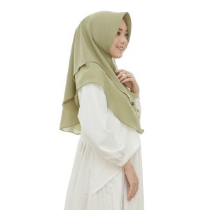 Kerudung Ceruty Instan 2 layar mini\Jilbab Ceruty\Bergo Ceruty\Kerudung Instan