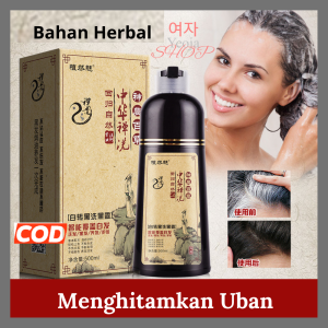 Shampo Penghitam Rambut Uban Menjadi Hitam Permanen Original 500 ml