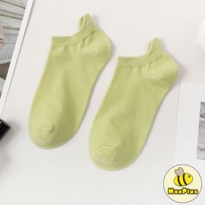 MaxPlus Summer Ice Cool Socks Invisible Cotton Thin Ultra-thin Breathable Anti-skid Boat Socks