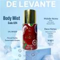 De Levante Body Mist 80ML. 