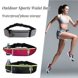 Running Belt for Women and Men Waterproof Waist Bags Men Purse Mobile Phone Pocket Case Camping Sports Storage Bag