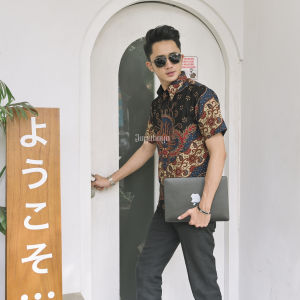 Jayabaya Batik Baladewa Kemeja Batik Pria Lengan Pendek